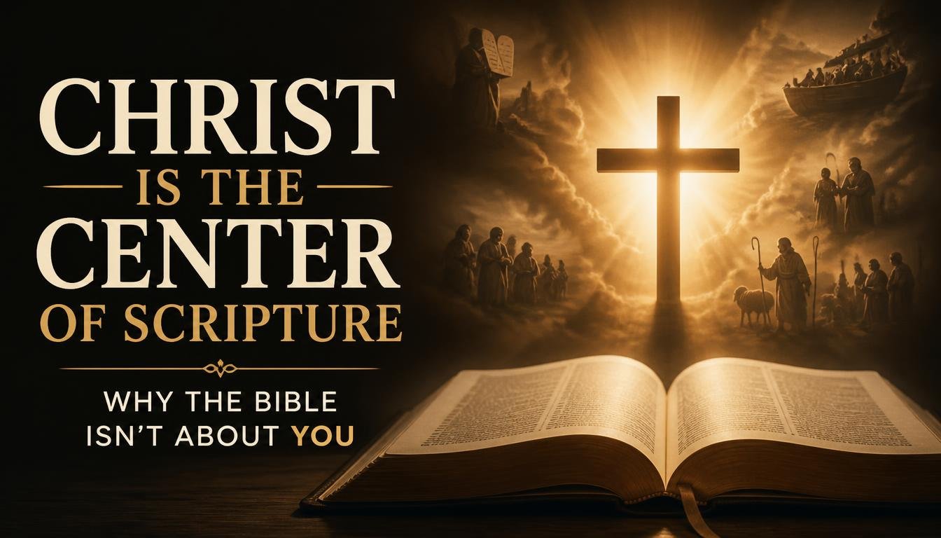 gpt image 2 Christ Is the Center of Scripture Why the Bible Isn t About You 0 1 Honey From The Rock Ministries